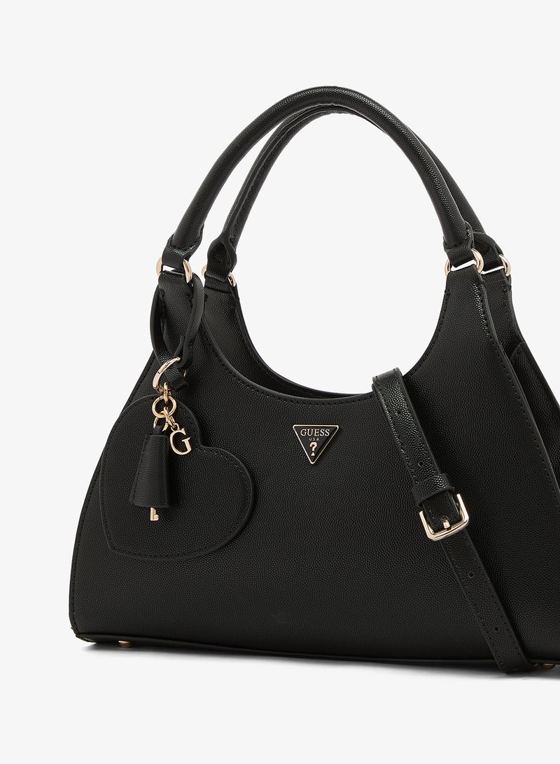 GUESS Isobel Small Girlfriend Satchel Bag - Image 3