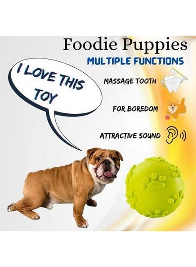 مجموعة 2 في 1 من فرشاة تنظيف الكلاب وكرة صرير للكلاب - (كرة المخلب + فرشاة تنظيف بيضاوية) | لعبة كرة صرير للكلاب وفرشاة تنظيف الكلاب - Image 3