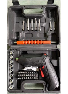 Generic Electric Screwdriver 47 Pcs, Rechargeable Electric Power Screwdriver Set with Pivoting Handle & LED Light, Cordless Screwdriver Bit, USB Charging Cable, Carrying Case  - Image 4