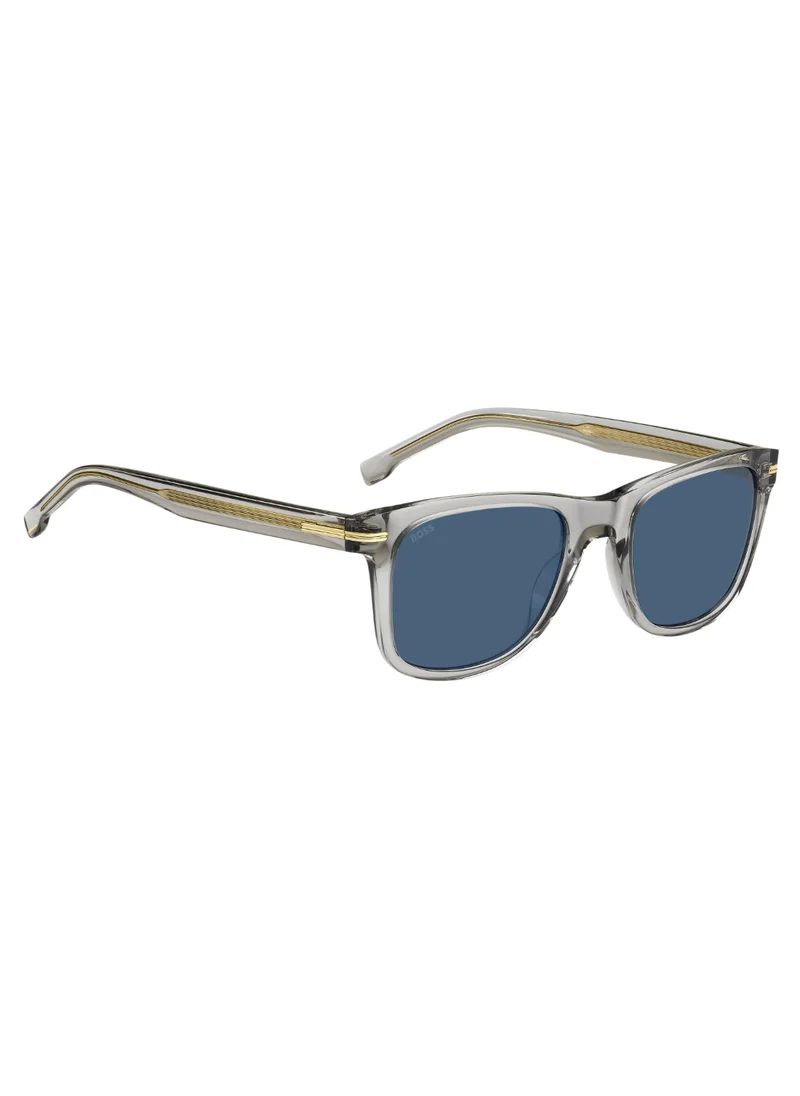 BOSS Men's UV Protection Sunglasses Boss 1508/S Grey 42.5 - Lens Size: 52 Mm