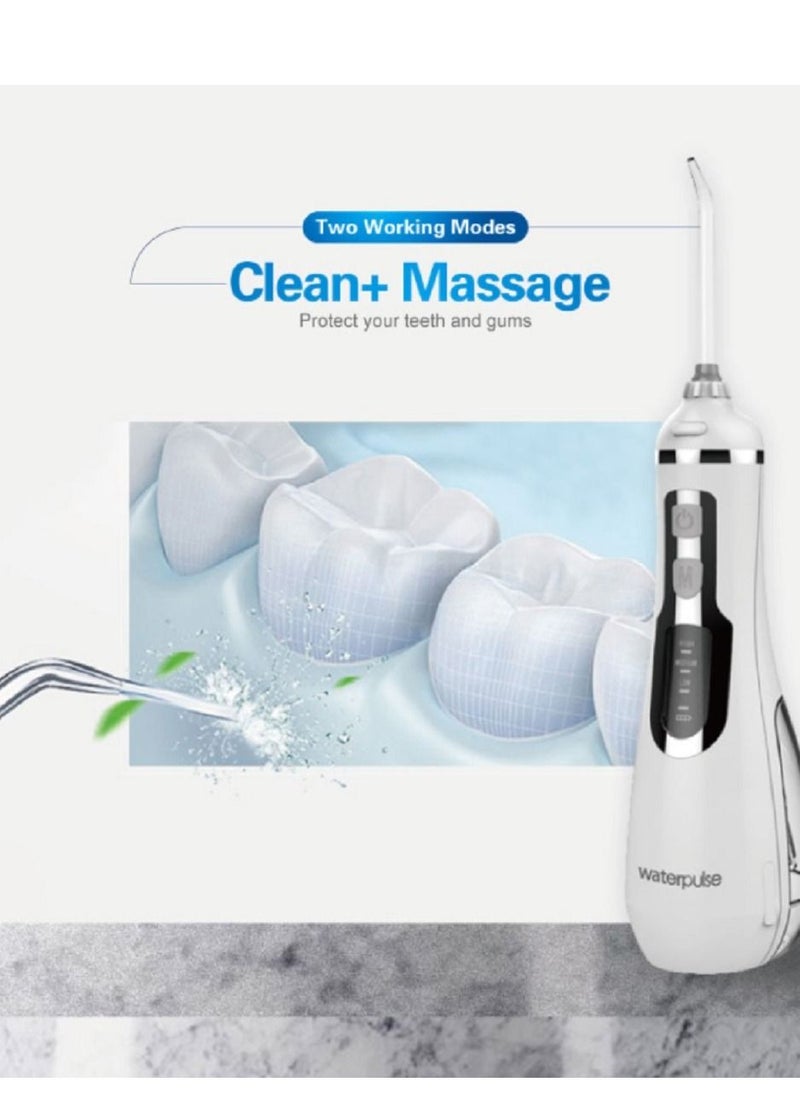 Portable Irrigators Water Flosser Travel Massage Clean Flossing USB Charging Flosser Cordless Waterpulse V500