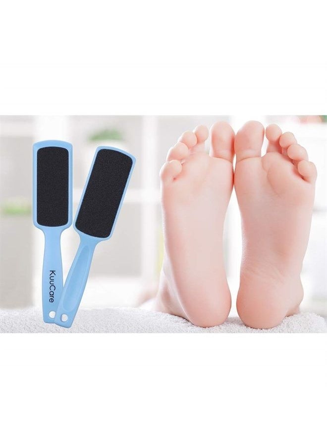 Foot File Callus Remover for Feet, Double-Sided Colossal Pedicure Tools Foot RASP, Foot Scrubber, Dead Skin Exfoliator for Feet (Pack of 4)