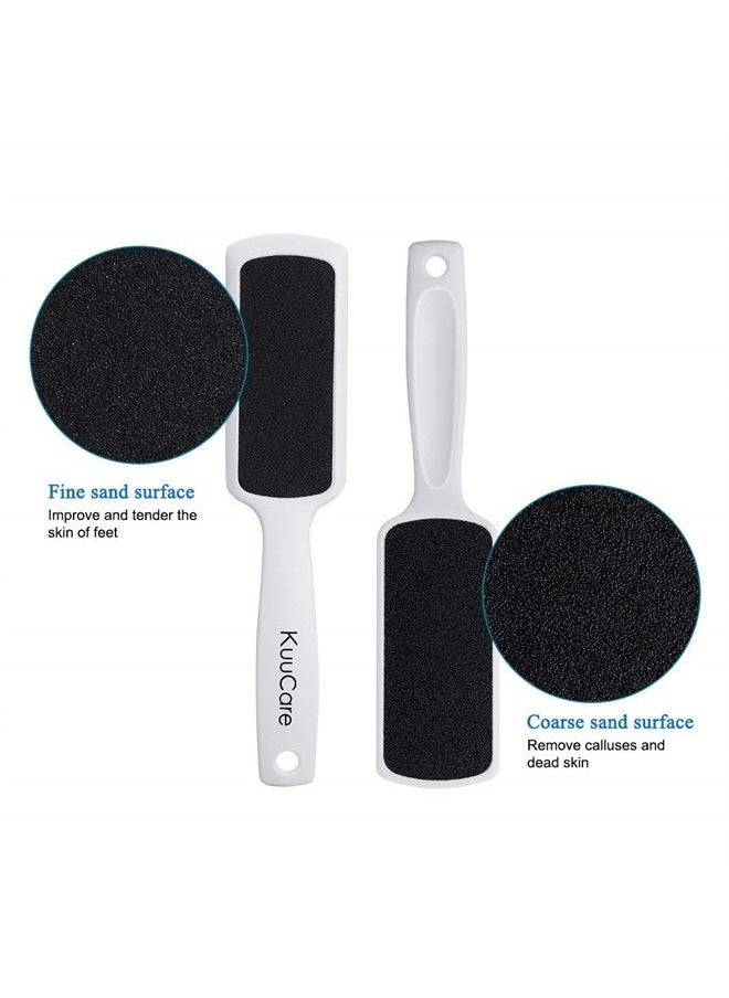 Foot File Callus Remover for Feet, Double-Sided Colossal Pedicure Tools Foot RASP, Foot Scrubber, Dead Skin Exfoliator for Feet (Pack of 4)