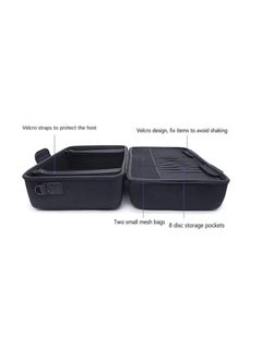 XiuWoo Storage Bag for PS5, Game Bonsole Box, Portable Handbag, Double Layer, Large capacity (black)  - Image 4