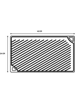 Black Rock Grill Cast Iron Griddle Reversible Grill Pan BBQ Plate 42cm x 24cm - pzsku/Z7E98111F96826803DB44Z/45/_/1738840370/20877793-e9ff-49ea-9057-b1fba3c874a7