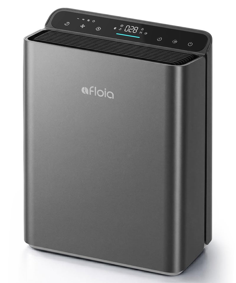 Afloia Air Purifiers for Bedroom - Air Purifiers for Home Large Room Up to 2000Ft², 3-Stage Filter with Laser Air Quality Sensor for Pets Hair Dander Pollen Allergies Dust Mold Odor Smoke, Grey - Image 1