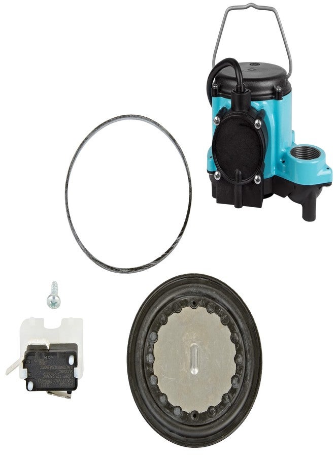 ليتل جايانت طقم إصلاح مفتاح غشاء مضخة الحوض SPRK-2 من ليتل جاينت بدون غلاف، أسود، 599320 - Image 3