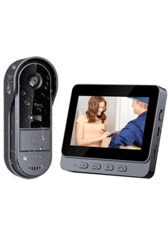 Generic Wireless Video Doorbell with Camera, 4.3” IPS Monitor, 1080P HD, 170° Wide Angle, Night Vision, 2-Way Audio, IP65 Waterproof, No WiFi Needed, Motion Detection, TF Card Storage, Easy Install, Battery Powered  - Image 1