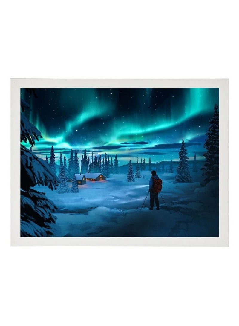 RKN Digital Wall Art Poster Frame Heading Home 21X30 cm - Image 1