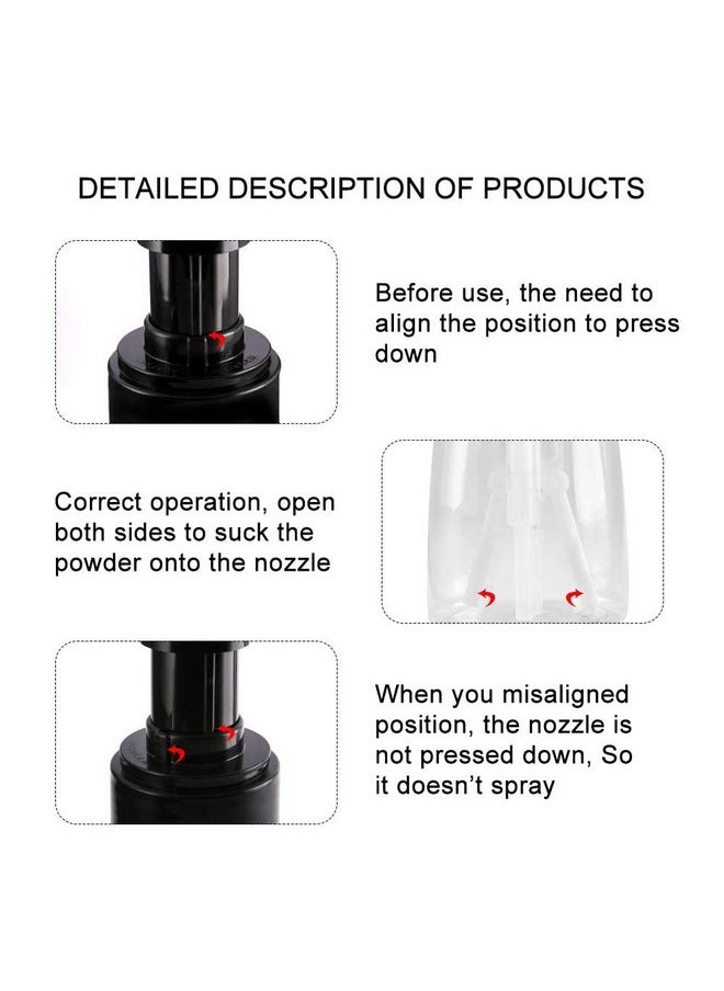 MEN'S GROOMING BARBER PRO - Barber Powder Bottle Spray For Applying Talc And Powder Empty Powder Travel Cosmetics Blower Refillable Hair Fiber Applicator For Hair Salon Home Beauty - Image 1
