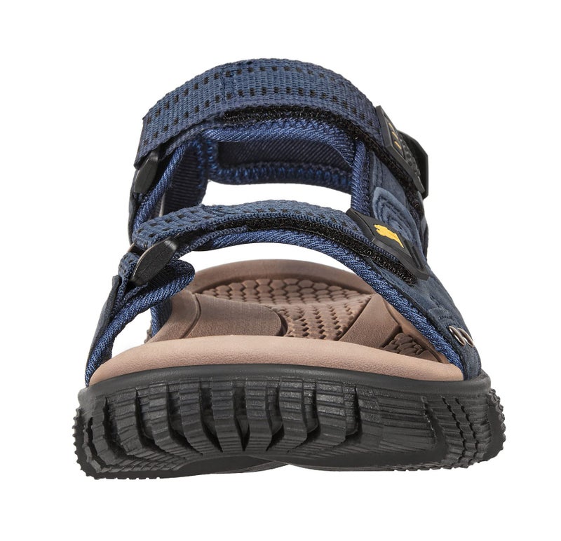CAMEL CROWN Men's Waterproof Arch Support Hiking Sandals - Comfort Leather with Adjustable Straps - Athletic Outdoor Sandals for Summer Beach Trail Walking - Dark Blue 10 - Image 4