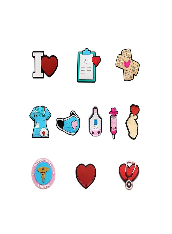 BOWNDY Pink Girls Medical Nurse Decoration Charm,DIY for Boy Girl Teens Men Women and Adults,Shoe Charm for Croc Clog Sandals Birthday Party Gift, BA-Cowgirl Charms - Image 3