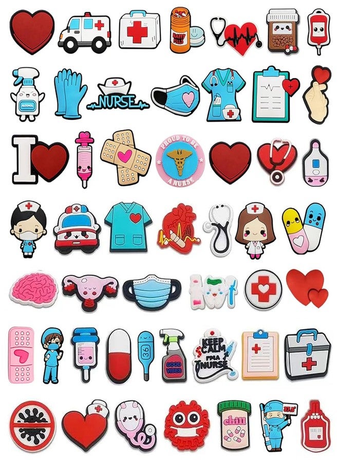 BOWNDY Pink Girls Medical Nurse Decoration Charm,DIY for Boy Girl Teens Men Women and Adults,Shoe Charm for Croc Clog Sandals Birthday Party Gift, BA-Cowgirl Charms - Image 1