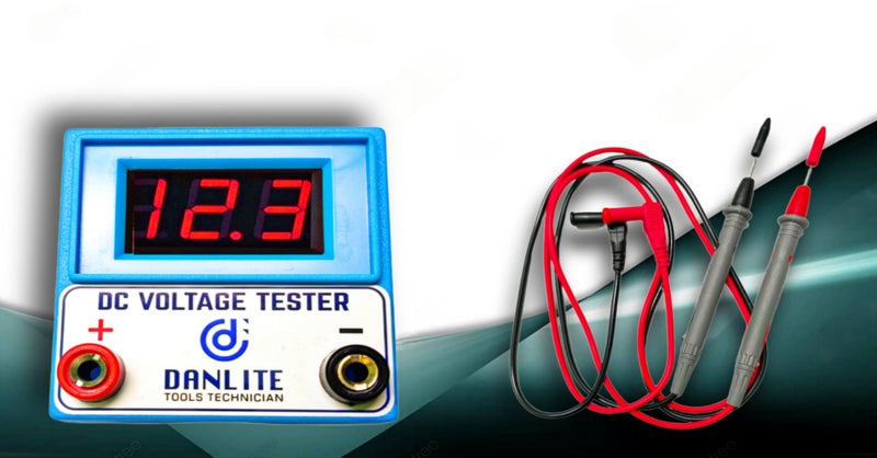 DANLITE TOOLS TECHNICIAN BS6-BS7 Scanning Cable [21 • Coplar] with V311 OBD-II Diagnostic Scanner,ELM 327 OBD-II Scanner, ★DC Voltage Tester,★Fule Pressure Gauge,★LED Keychain Light,★Free Continuity Tester [★Scanning KIT★] - Image 5