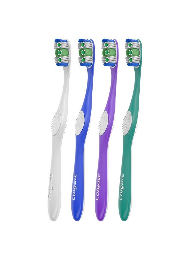 كولجيت فرشاة أسنان كولجيت 360 للبالغين، متوسطة الحجم (4 قطع) - Image 2