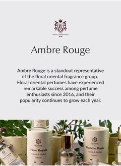 From France Аmbre Rouge 30ml - Floral Oriental Scent with Saffron & Jasmine - Luxury Fragrance - Long Lasting With Amber Wood Notes - pzsku/Z7E98B9A7079339FD8748Z/45/_/1723013474/51dca81c-2f0d-4053-8ce7-6c0a0c13a742