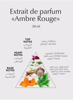 From France Аmbre Rouge 30ml - Floral Oriental Scent with Saffron & Jasmine - Luxury Fragrance - Long Lasting With Amber Wood Notes - pzsku/Z7E98B9A7079339FD8748Z/45/_/1723013492/27125ca5-91ae-489d-adda-43453c60c656