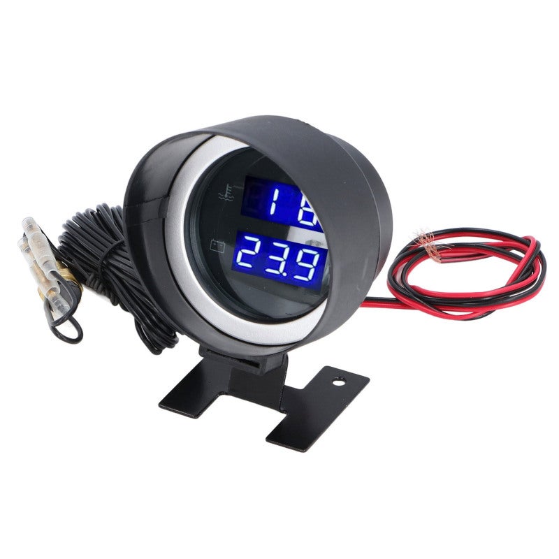 Digital Volt Water Temp Gauge 2 in 1 Display High Accuracy Water Temperature Gauge - Alarm Function Digital Voltage Gauge for Car Truck Caravan - Image 5