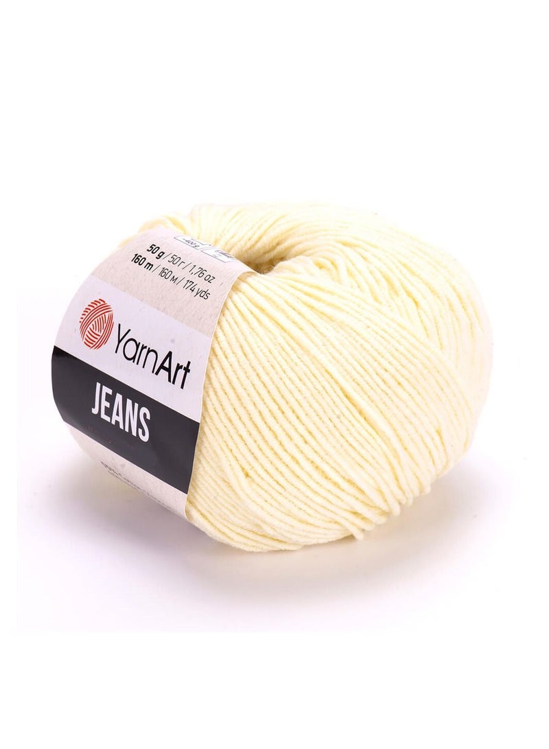 YarnArt Set Of 5 Pcs High Quality Jeans Yarn For Knitting - Image 1