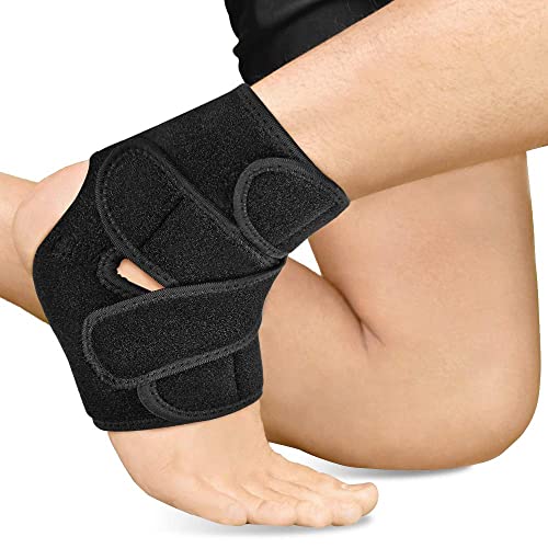 Bracoo Ankle Support Brace For Men & Women, Adjustable Compression Sleeve Strap Wrap, Sprain, Arthritis, Pain Relief, Sports Injuries and Recovery, Breathable Neoprene Brace, FS10 - Image 2