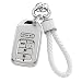 YO&YOYE YOYOYE for Honda Key Fob Cover with Keychain Soft TPU Key Case Protection Fit for Accord Civic CRV Pilot Odyssey Smart Key Holder - Image 2