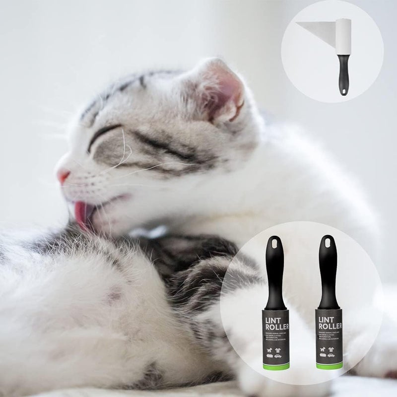 Styllent Lint Rollers for Pet Hair Extra Sticky Upgraded Handles Dust Cleaning Use Portable Lint Rolle with 10 Refills of 60 Sheets 600 Sheets Total Better Clean Your Home 2 Handles with 10 Refills - Image 4