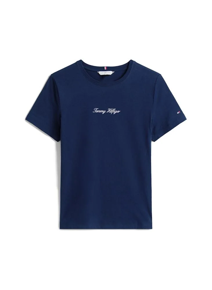 تومي هيلفيغر Graphic Crew Neck T-Shirt
