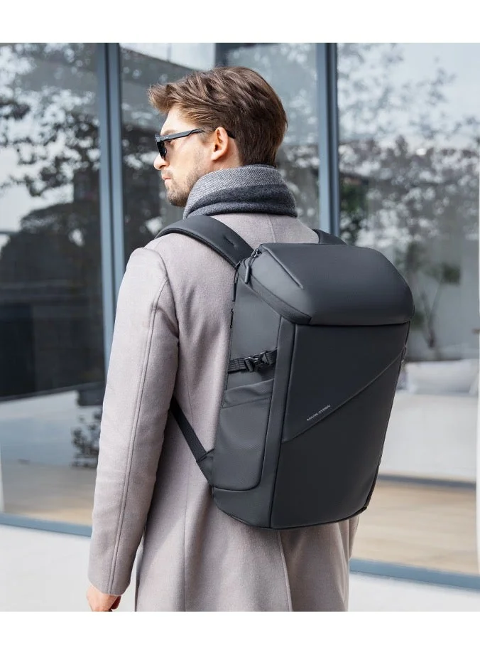 Mark Ryden  Mark Ryden MR6886 Black Laptop Backpack 17 Inch Water Resistant Flip Top Bag with USB Charging Port Anti Theft Pocket and Large Capacity for Work School and Travel  | Best Price UAE