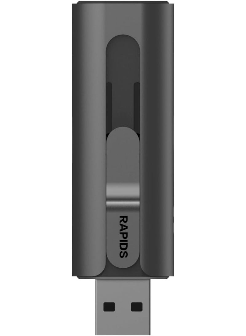 Hiksemi 512GB USB 3.2 Dual SSD Drive Type-A/Type-C 560MB/s-RAPIDS - Image 3
