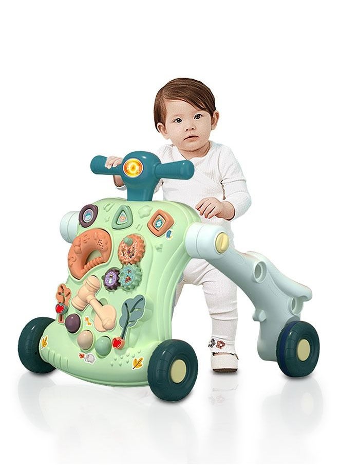Occuwzz - 5-in-1 Baby Walker Sit to Stand Learning Walkers and Activity Table Center - Image 1