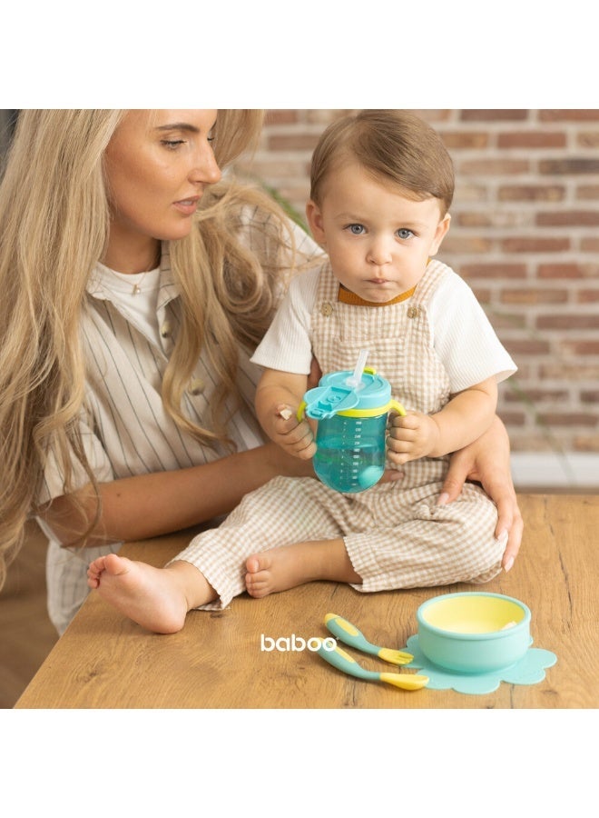 Baboo كوب مع شفاطة سيليكون وكرات وزن - لاغون فييستا - 300 مل - 9 شهور وما فوق - Image 5