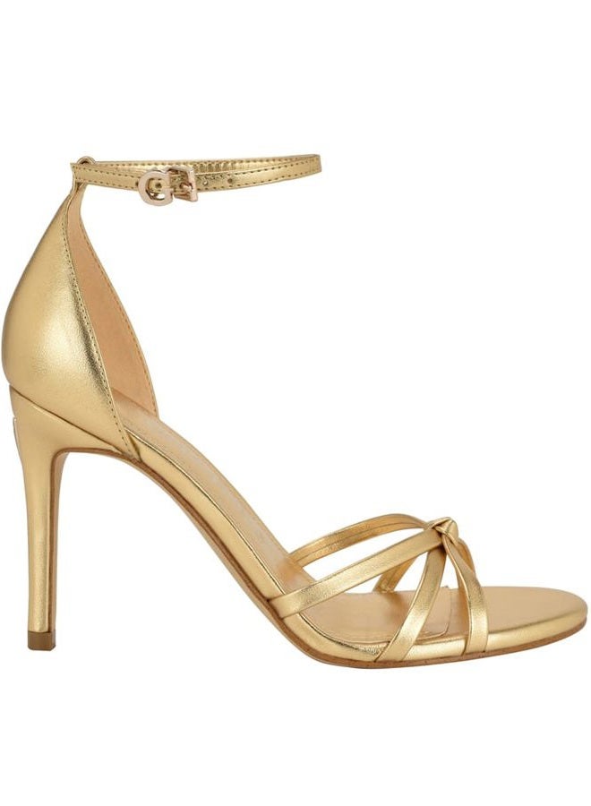 GUESS Women's Spring Heeled Sandal, Gold 710, 37 EU - Image 2