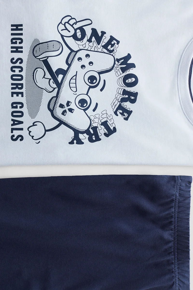 H&M Print-motif cotton pyjamas