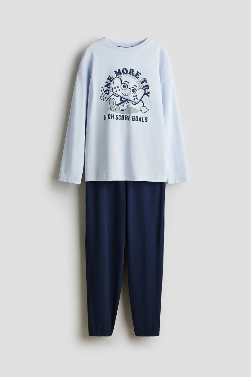 H&M Print-motif cotton pyjamas
