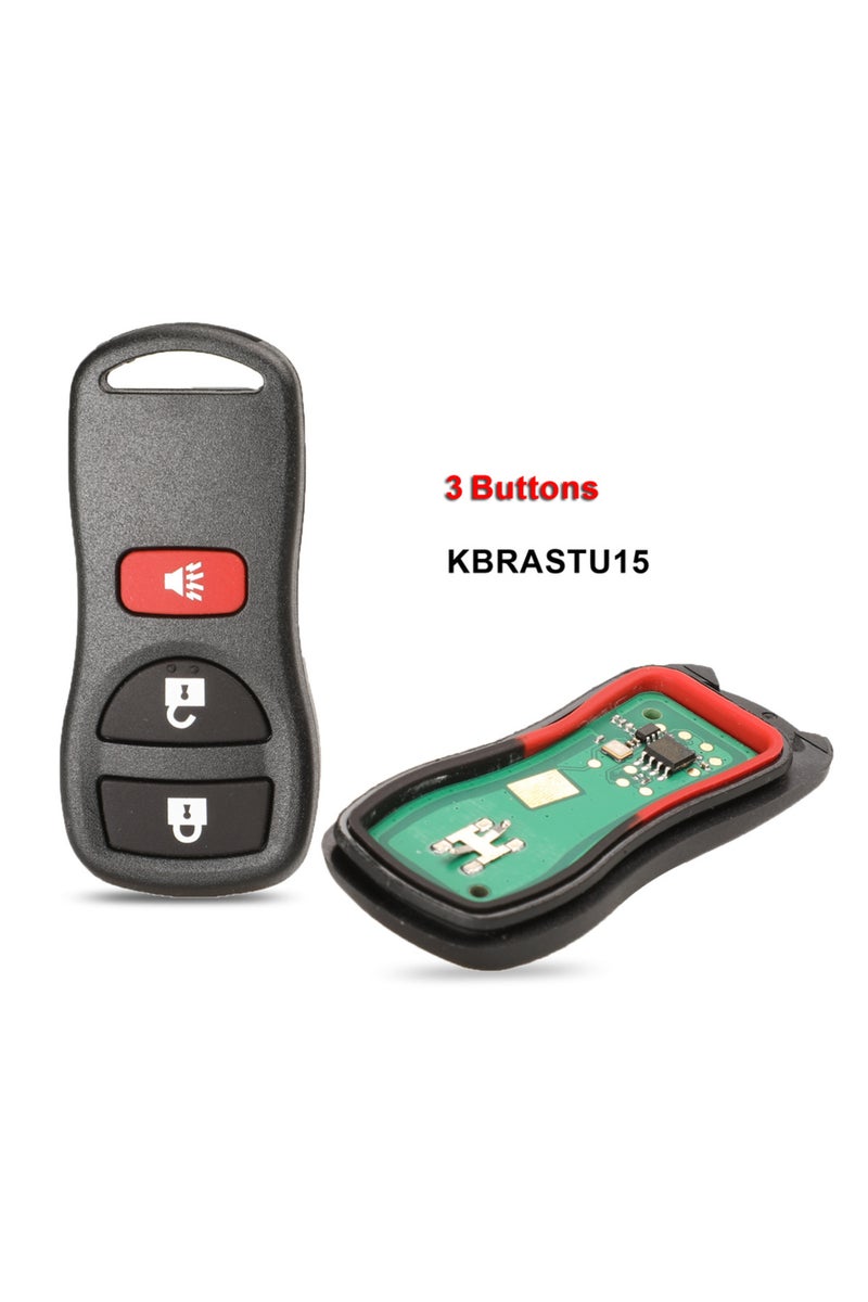 مفتاح تحكم عن بعد بثلاثة أزرار بتردد 315 ميجاهرتز، مناسب لسيارات إنفينيتي/نيسان فرونتير ومورانو.