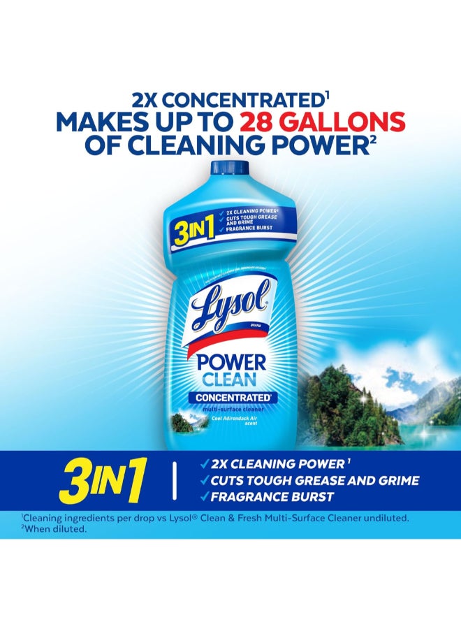 Lysol Power Clean Cool Adirondack Scented Concentrated Multi-Surface Cleaner 828 ml 7561525 - Image 4