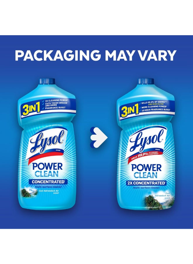 Lysol Power Clean Cool Adirondack Scented Concentrated Multi-Surface Cleaner 828 ml 7561525 - Image 3