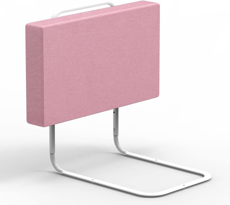 OCBAiLi Bed Rail for Toddlers & Infants with Screw Fix Safety System, Upgrade Bed Guard Rail for Children, Elderly Adults, Kids, Baby, Toddler Bed Rails for Twin, Full Size, Queen &King Mattress (1PC, Pink) - Image 1