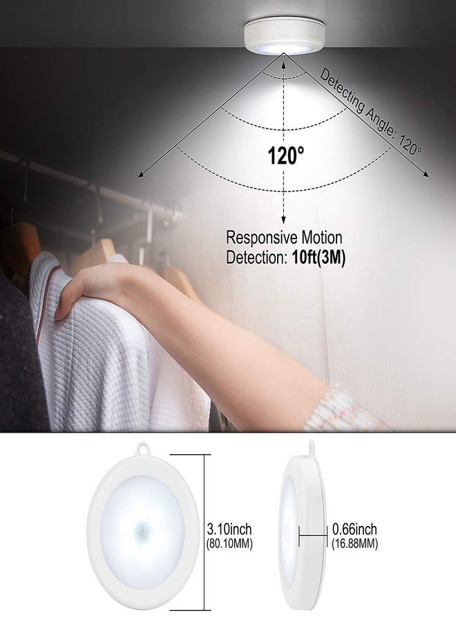 Quick Sense Battery-Operated Motion Sensor Light | Wireless LED Nightlight | Auto On/Off for Hallway, Wardrobe, Kitchen, Cupboard, Basement & Garage | PIR Sensor, 120° Beam, 35LM Brightness (1-Pack) - Image 3