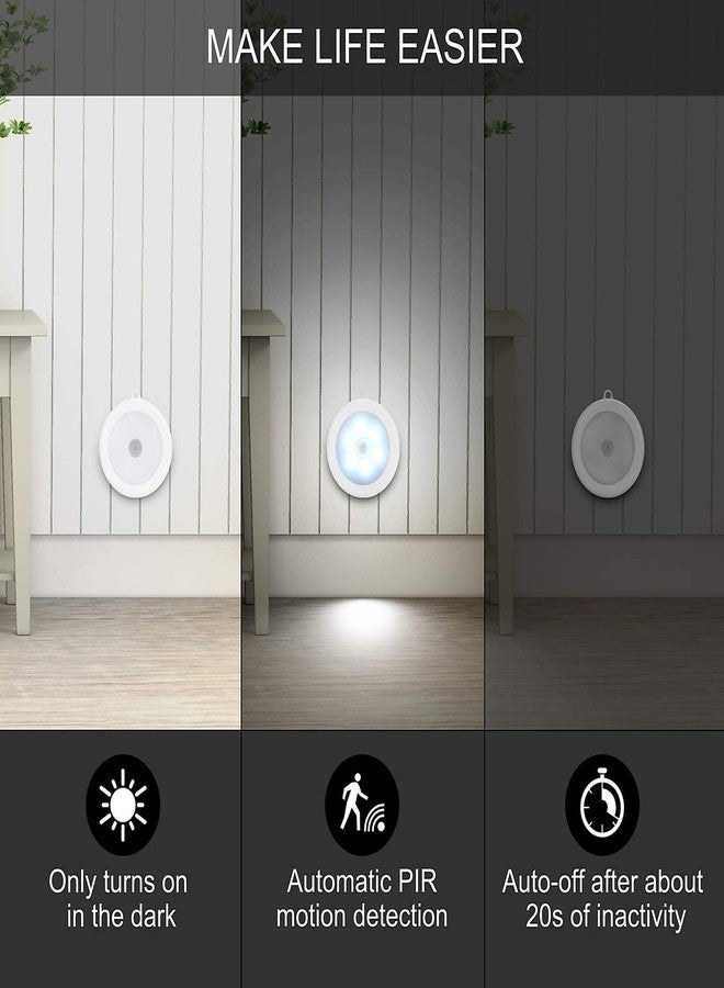 Quick Sense Battery-Operated Motion Sensor Light | Wireless LED Nightlight | Auto On/Off for Hallway, Wardrobe, Kitchen, Cupboard, Basement & Garage | PIR Sensor, 120° Beam, 35LM Brightness (1-Pack) - Image 2
