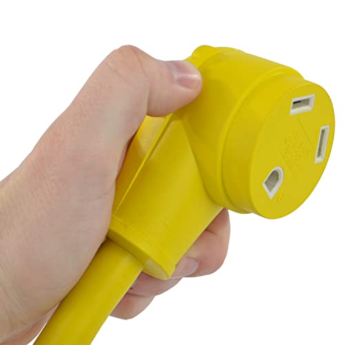 Conntek 14825 RV Generator Adapter with 30 Amp 3 Prong Locking Male Plug To RV 30 Amp Female Connector - Image 5