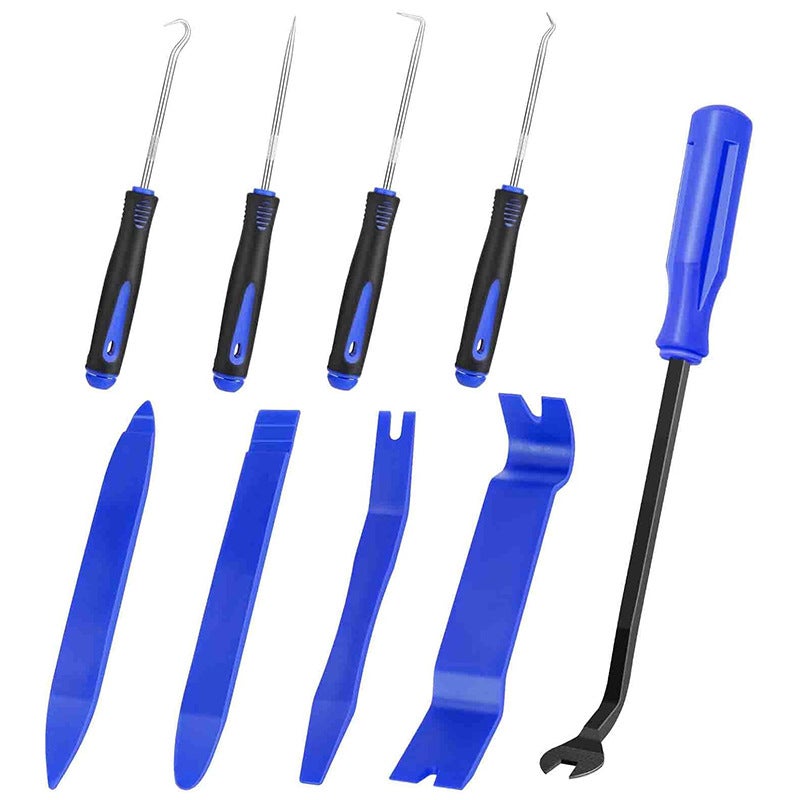 9-Piece Car Audio Removal Tool Set for Door Panels, Navigation & Center Console