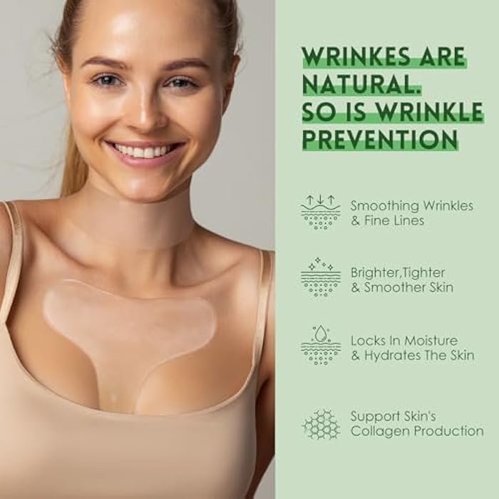 AUSLKA Silicone Patches for Wrinkles, Forehead & Neck Wrinkle Patches, Reusable Silicone Face Patches for Wrinkles, Anti Aging Silicone Wrinkle Patches, Frown & Chest Lines - 11 Pack - Image 5
