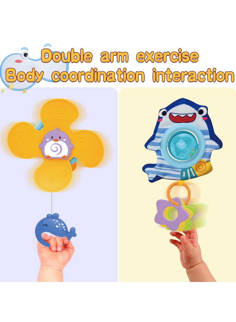 زيريفام ألعاب مقعد السيارة، لعبة قوس عربة الأطفال، لعبة قوس عربة الأطفال القابلة للتعديل مع ألعاب نشاط حسية معلقة، تناسب كرسي هزاز للأطفال، سرير الأطفال، عربة الأطفال، سرير الأطفال ومقاعد السيارة للأطفال الرضع الأولاد والبنات من عمر 0 ​​إلى 18 شهرًا - Image 5