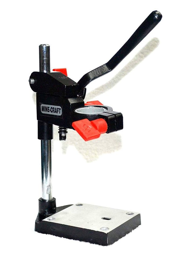 TECHDELIVERS - TECHDELIVERS Mini Electric Drill For Goldsmith Pcb Driller Rotary Machine with Hand Drill Machine Stand Press and Power Supply Adaptor Bit Set - Image 1