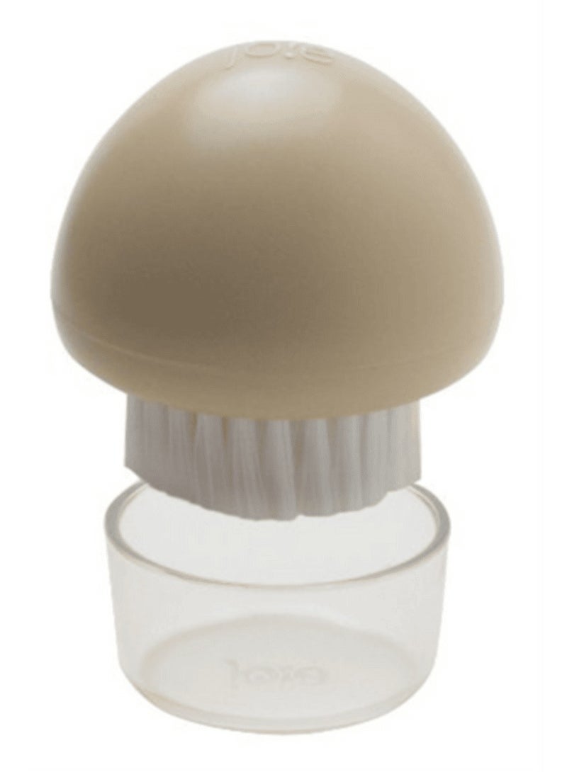 جوا فرشاة تنظيف الخضروات المصنوعة من النايلون والخالية من مادة BPA، باللون الأبيض والبيج، آمنة للاستخدام في غسالة الأطباق - Image 2