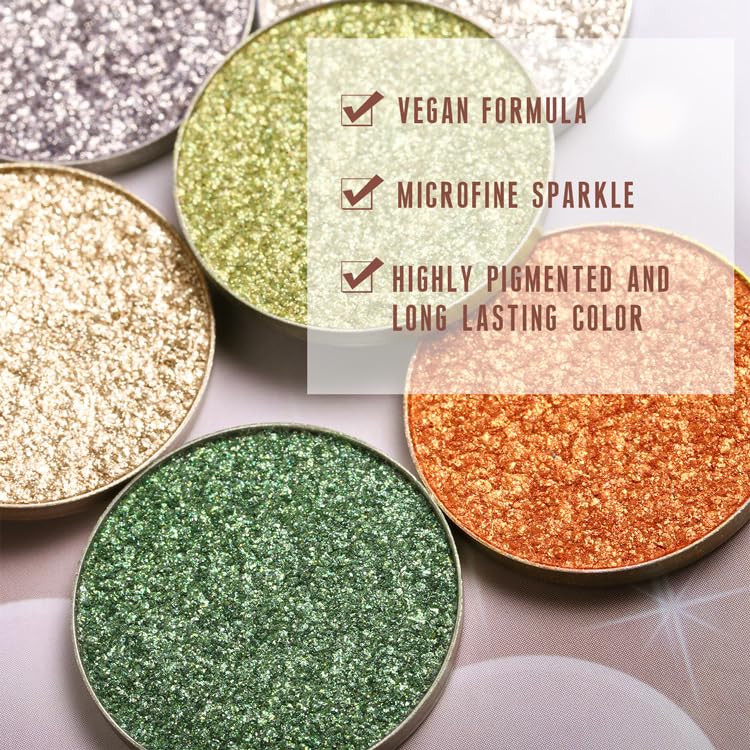 YABINA 10 Colors Baked Shimmer Metallic Long Lasting Eyeshadow Palette Makeup Cosmetics (01) - Image 2