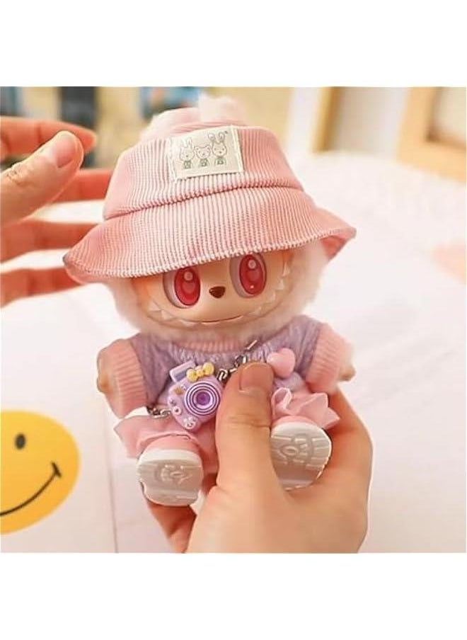 Arabest 2025 New Clothes for Labubu Outfit, Exquisite Accessories for Labubu,Cute Clothes Set for 17 cm Labubu Accessories (#P)  - Image 2