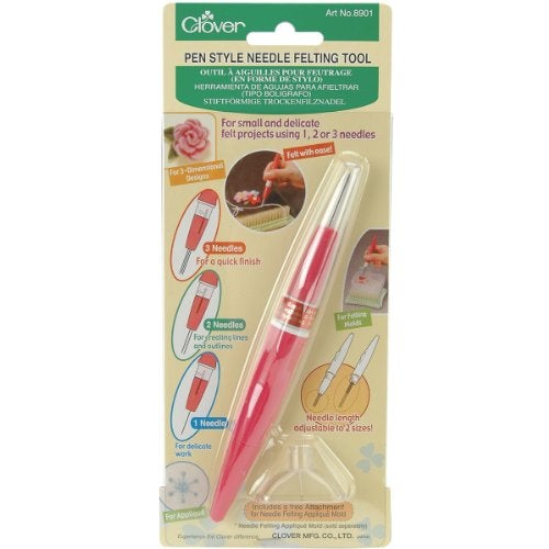 Clover Pen Style Felting Tool, Wood, Multi-colored, 1.0 Count - Image 2