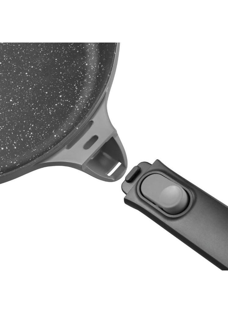 Berghoff - Brand Gem Stay Cool 24 Cm Gray Square Grill Pan with Removable Handle - Image 1